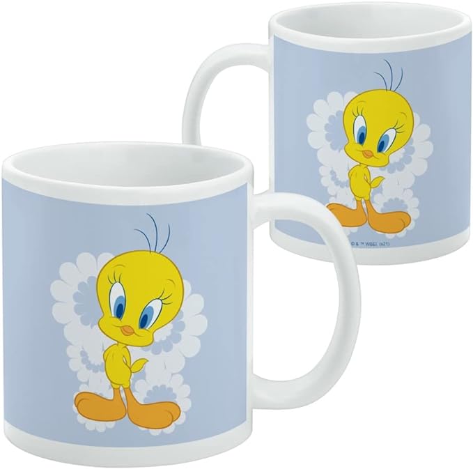 Mug featuring design named Looney Tunes - Floral Tweety Mug, product image 2 of 3
