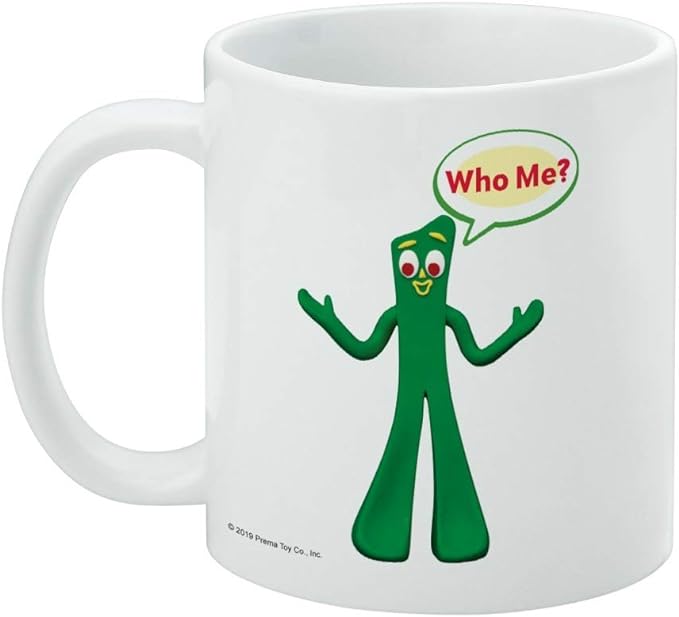 Mug featuring design named Gumby - Who Me? Mug, product image 3 of 3