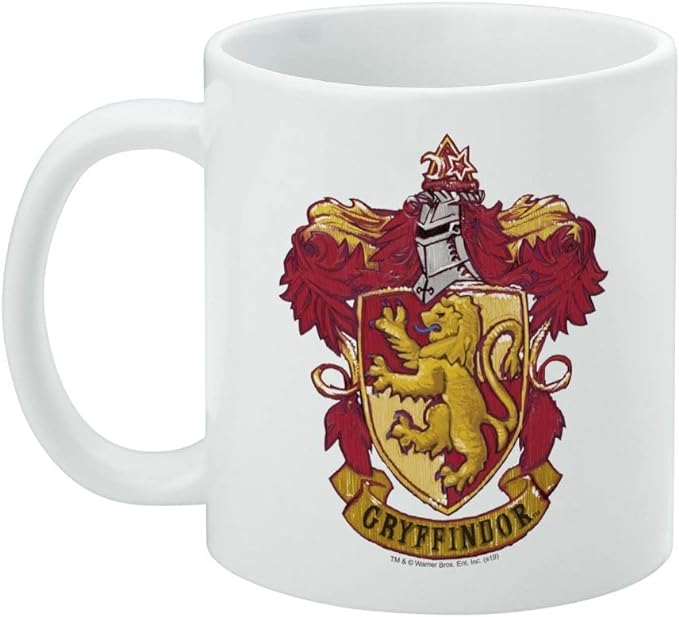 Mug featuring design named Harry Potter - Painted Gryffindor Crest Mug, product image 2 of 3