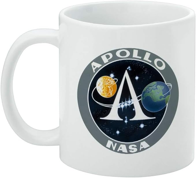 Mug featuring design named NASA - Apollo Patch Logo Mug, product image 3 of 3