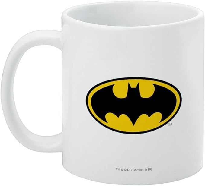 Mug featuring design named Batman - Classic Bat Shield Logo Mug, product image 3 of 3