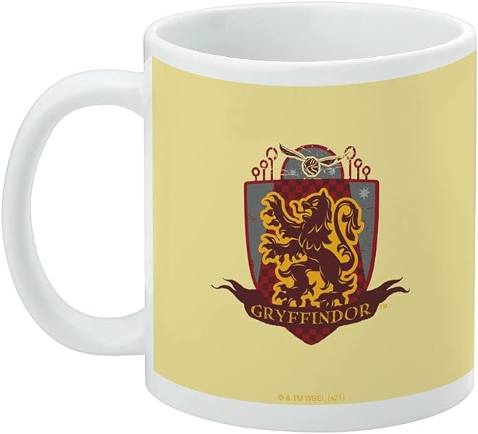 Mug featuring design named Harry Potter - Gryffindor Quidditch Shield Mug, product image 3 of 3