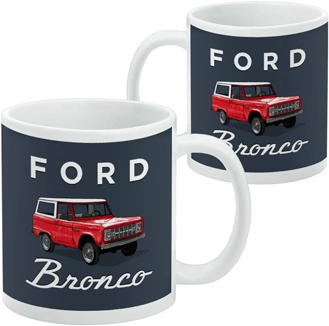 Mug featuring design named Ford - Bronco Illustrated Mug, product image 2 of 3