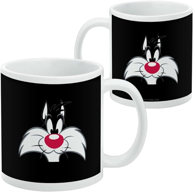 Mug featuring design named Looney Tunes - Sylvester Face Mug, product image 2 of 3