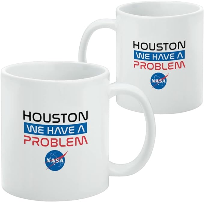 Mug featuring design named NASA - Houston Quote Mug, product image 3 of 3