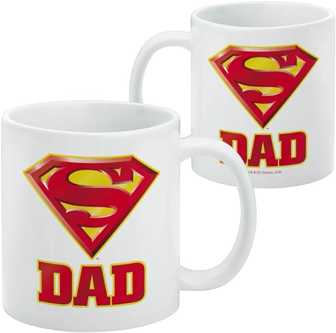Mug featuring design named Superman - Super Dad Mug, product image 2 of 3