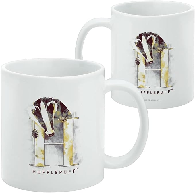 Mug featuring design named Harry Potter - Hufflepuff Watercolors Mug, product image 2 of 3