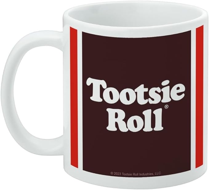 Tootsie Roll Wrapper Logo Mug MeTV Mall Tootsie Roll Wrapper Logo Mug MeTV Mall