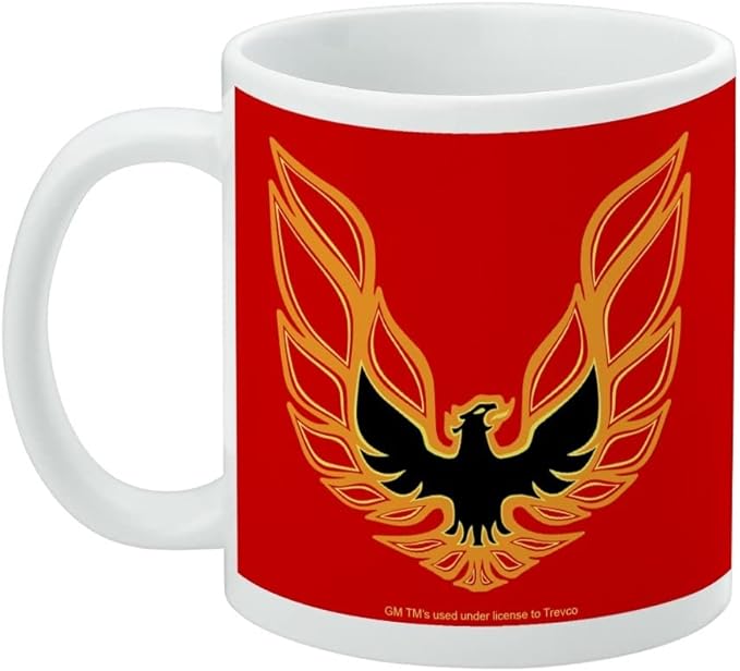Mug featuring design named Pontiac - Firebird Logo Mug, product image 2 of 3