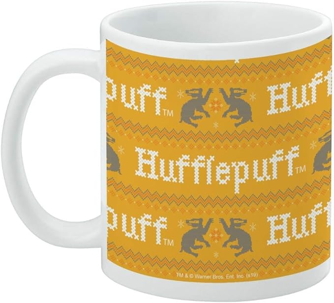 Mug featuring design named Harry Potter - Hufflepuff Sweater Mug, product image 3 of 3