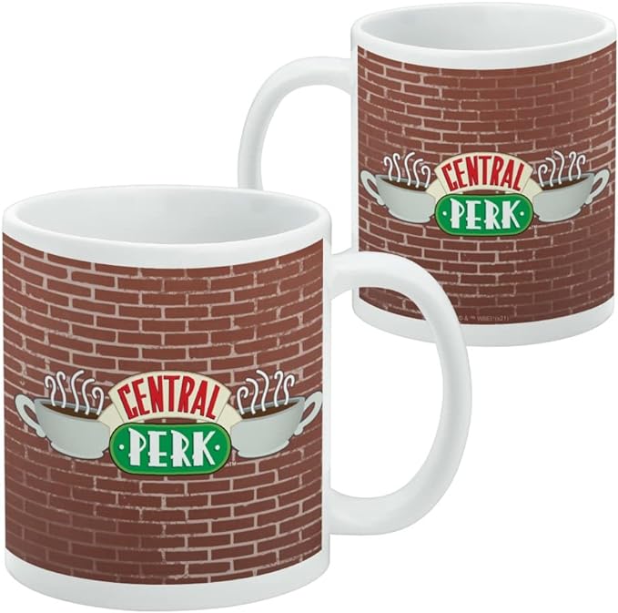 Mug featuring design named Friends - Central Perk Brick Wall Mug, product image 2 of 3