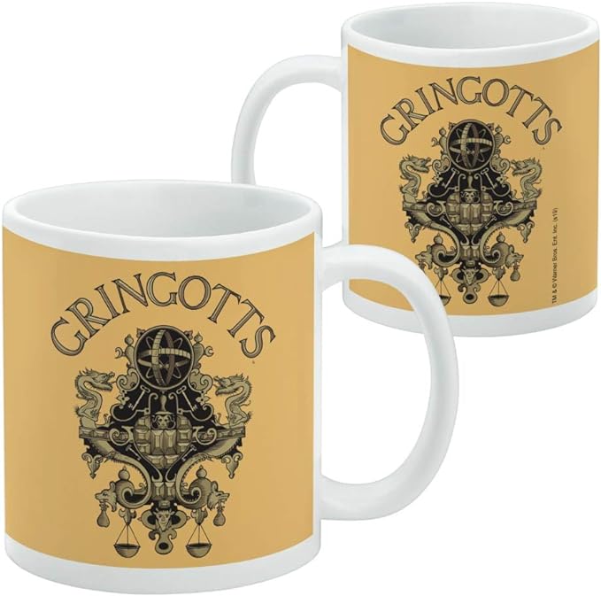Mug featuring design named Harry Potter - Gringotts Logo Mug, product image 2 of 3
