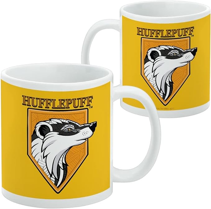 Harry Potter - Hufflepuff Stained Glass Mug