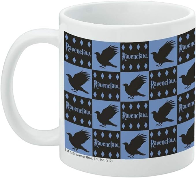 Mug featuring design named Harry Potter - Ravenclaw Pattern Mug, product image 2 of 3
