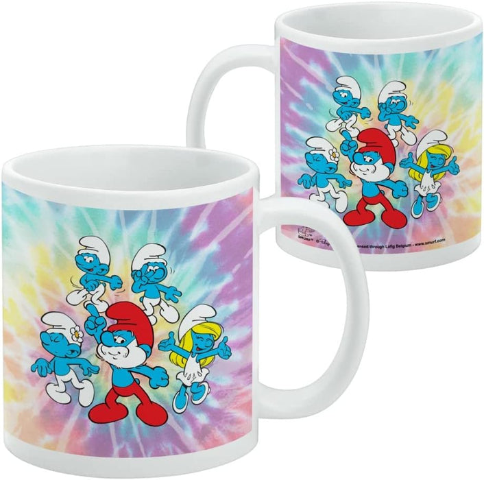 The Smurfs - Feeling Blue Tie Dye Mug