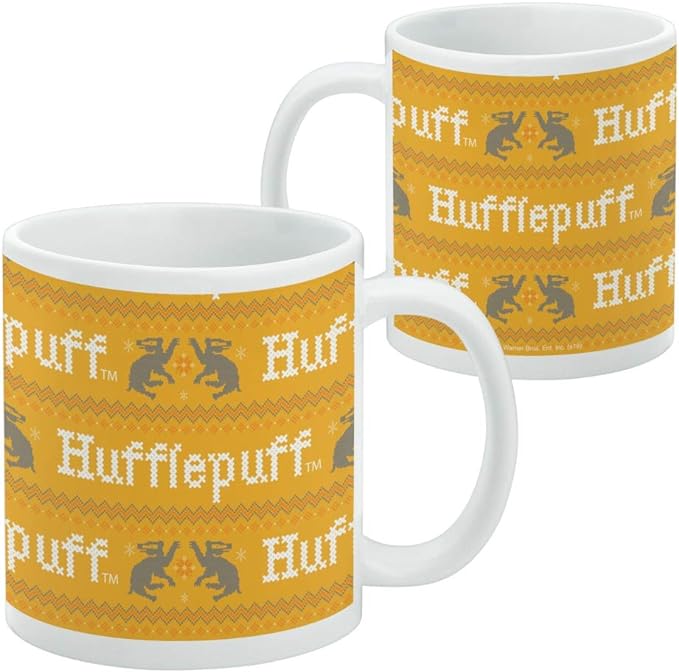 Mug featuring design named Harry Potter - Hufflepuff Sweater Mug, product image 2 of 3