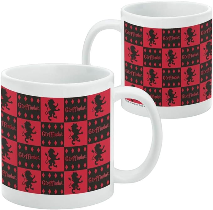 Mug featuring design named Harry Potter - Gryffindor Pattern Mug, product image 2 of 3