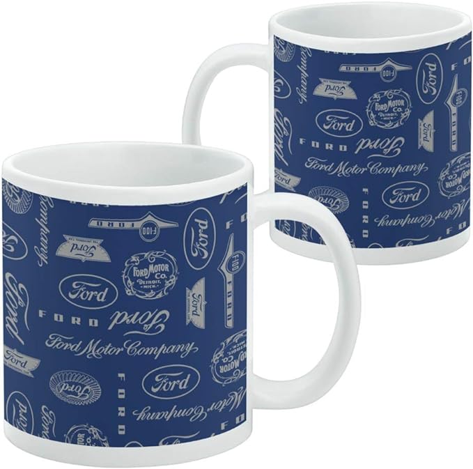 Ford - Company Logos Pattern Mug