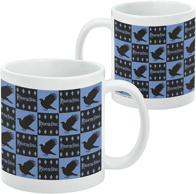Mug featuring design named Harry Potter - Ravenclaw Pattern Mug, product image 3 of 3