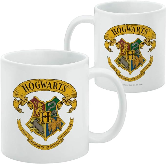 Mug featuring design named Harry Potter - Painted Hogwarts Crest Mug, product image 2 of 3