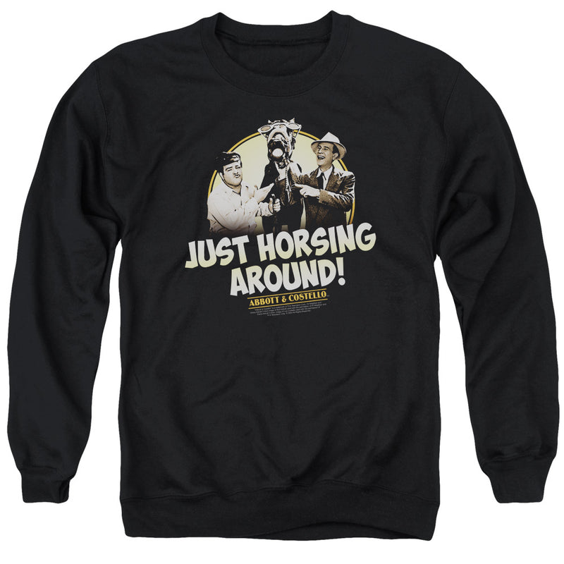 Sweatshirt featuring design named Abbott & Costello - Horsing Around