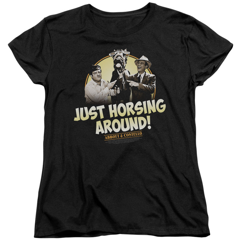 T-Shirt featuring design named Abbott & Costello - Horsing Around, product image 2 of 2