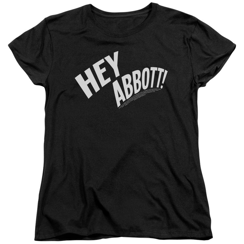 T-Shirt featuring design named Abbott & Costello - Hey Abbott, product image 2 of 2