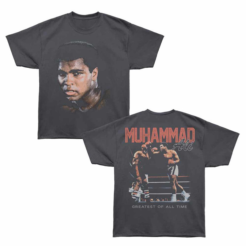 Muhammad Ali - Face and Fight Scene (Oversized) (Front & Back)
