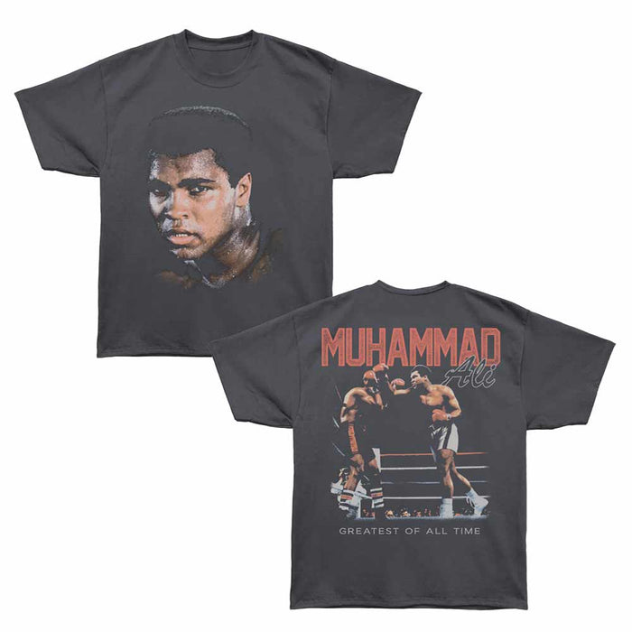 Muhammad Ali - Face and Fight Scene (Oversized) (Front & Back)