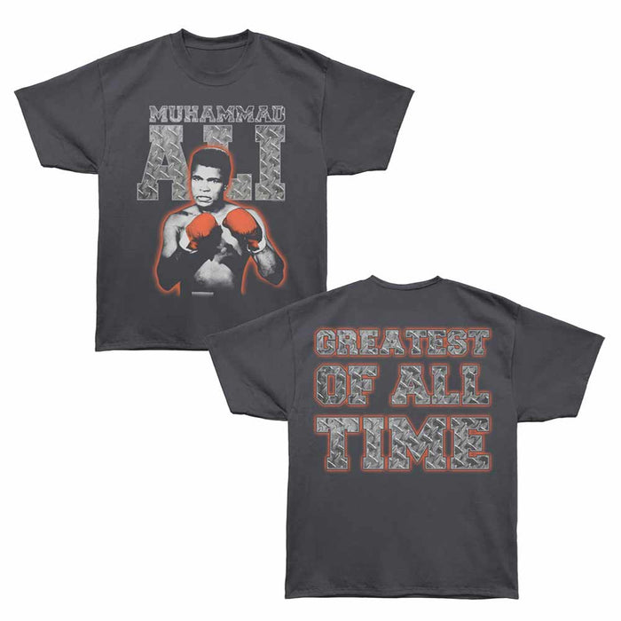 Muhammad Ali - Greatest Steel Font (Oversized) (Front & Back)