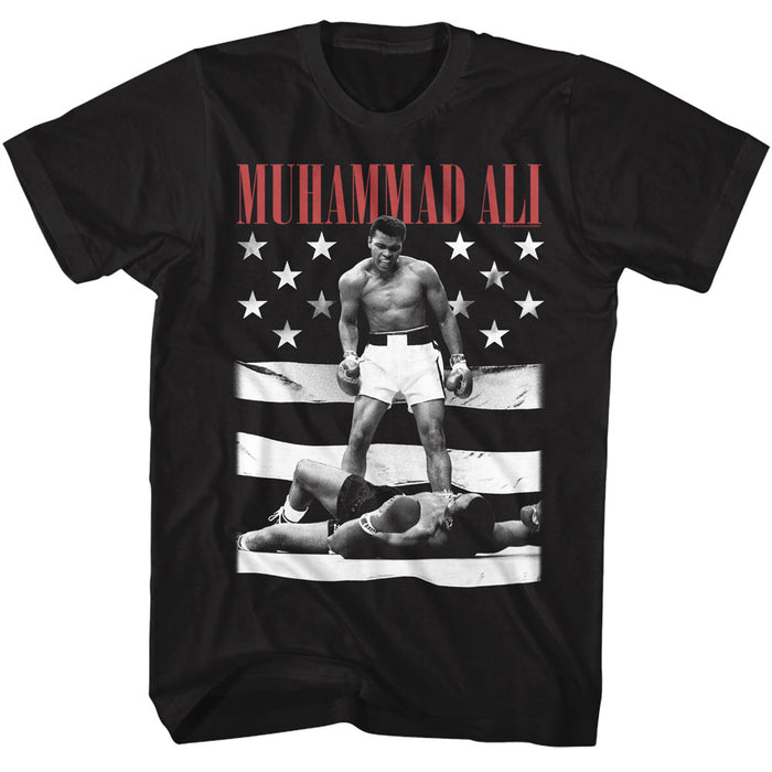 Muhammad Ali - B&W Flag
