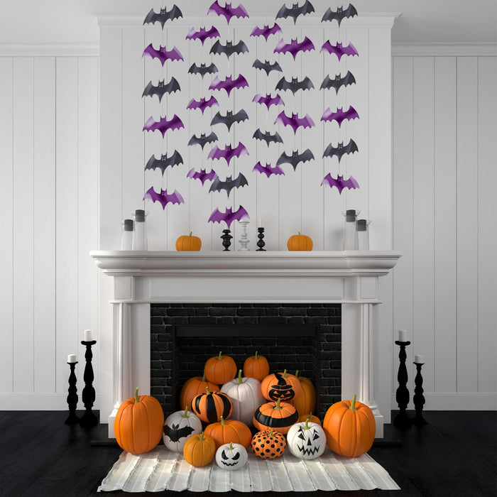 Bats Hanging String Halloween Decoration