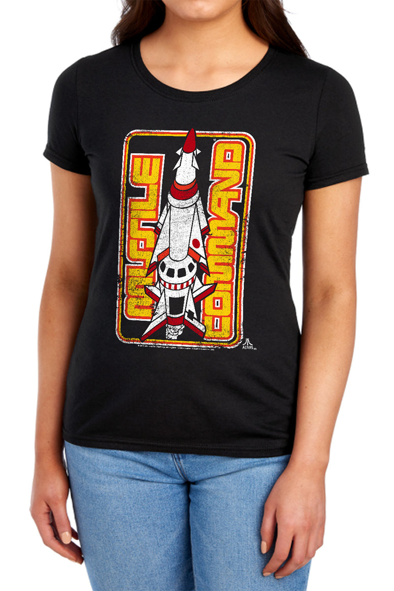 T-Shirt featuring design named Atari - Missile (Distressed), product image 2 of 2