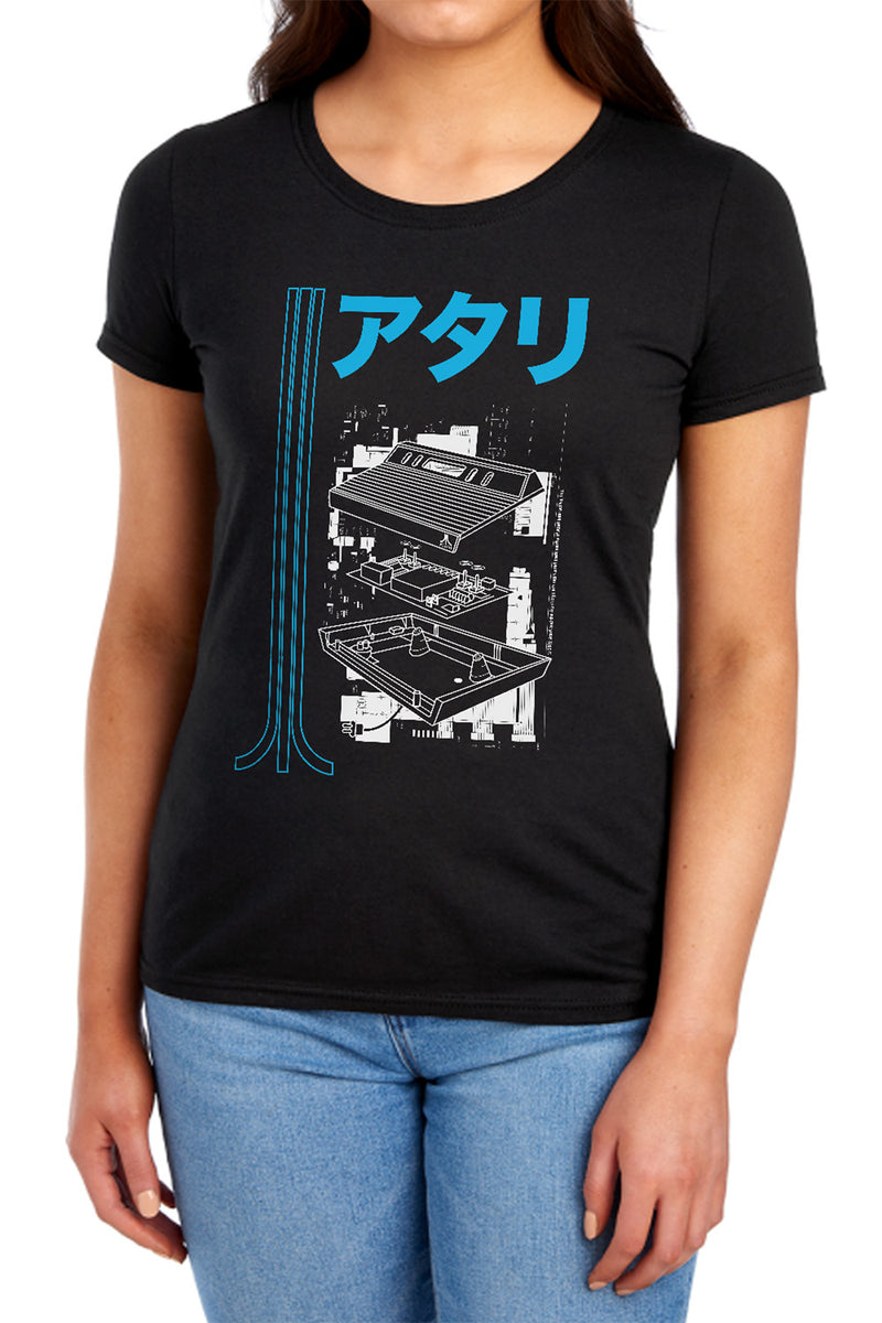 T-Shirt featuring design named Atari - Japanese Schematics, product image 2 of 2