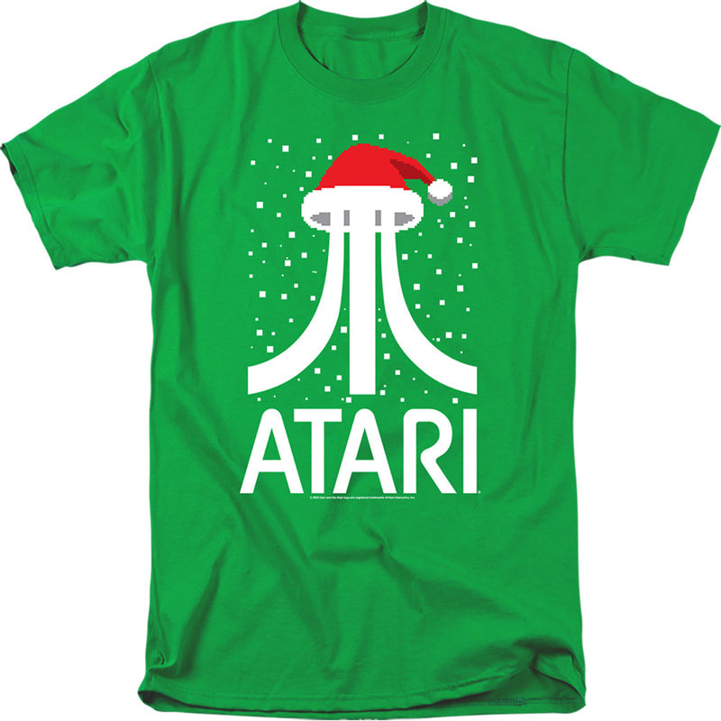 T-Shirt featuring design named Atari - Pixel Santa Hat