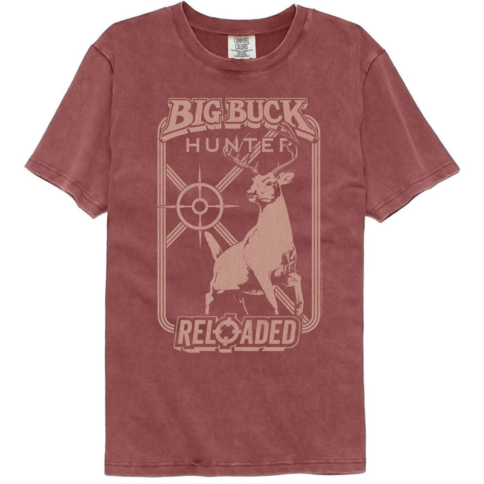 Big Buck Hunter - Reloaded Monochrome Red Logo (Comfort Colors)