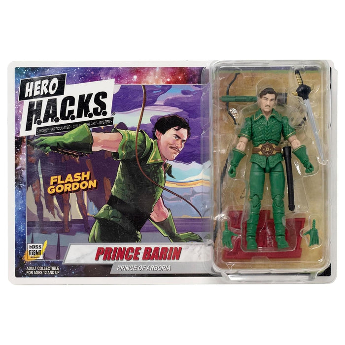 Flash Gordon Hero H.A.C.K.S. Action Figure | Movie Prince Barin