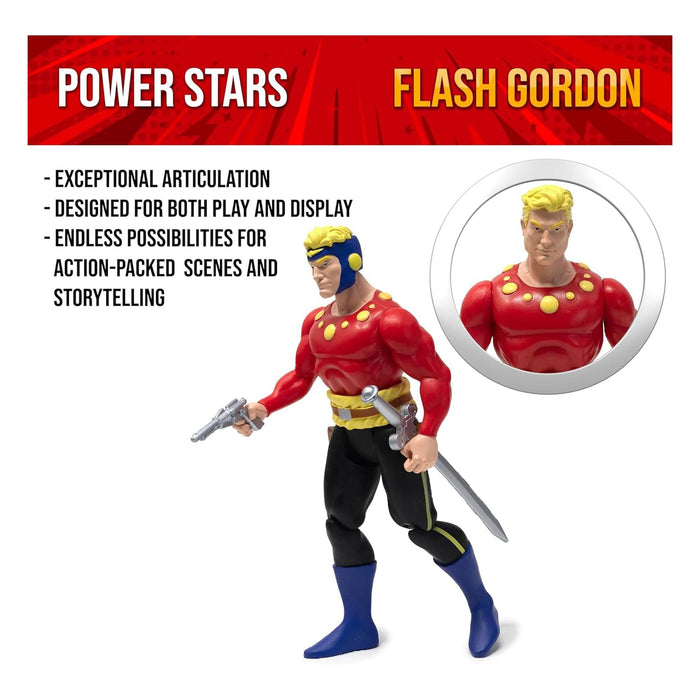 Flash Gordon Power Stars 5 Inch Action Figure | Flash Gordon