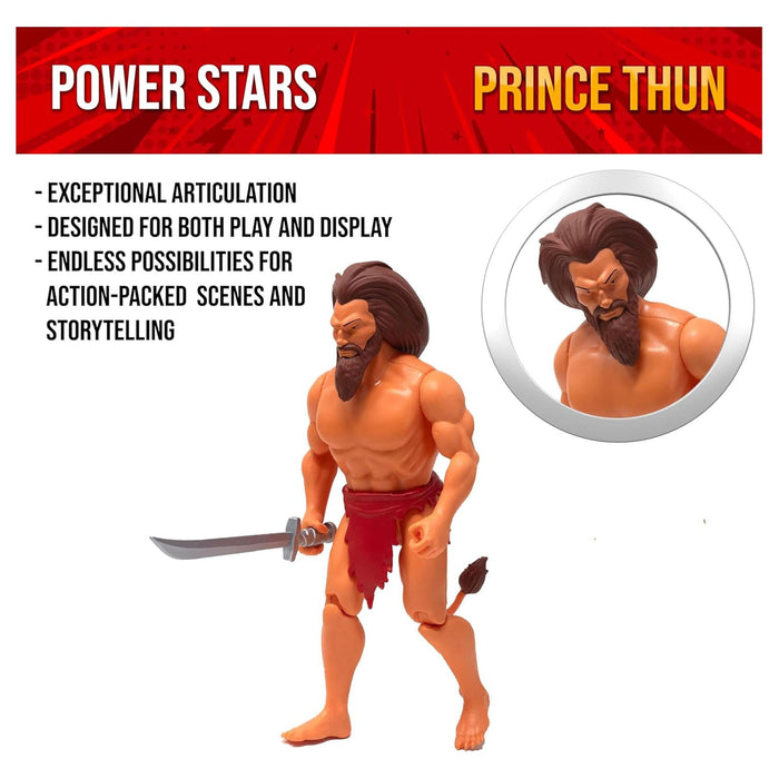 Flash Gordon Power Stars 5 Inch Action Figure | Prince Thun