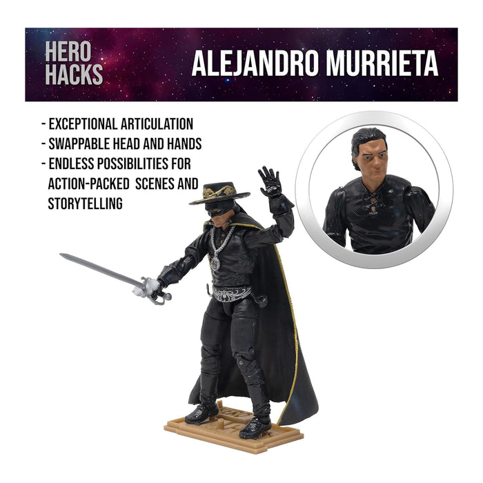 The Mask of Zorro Hero H.A.C.K.S. Action Figure | Alejandro Murrieta