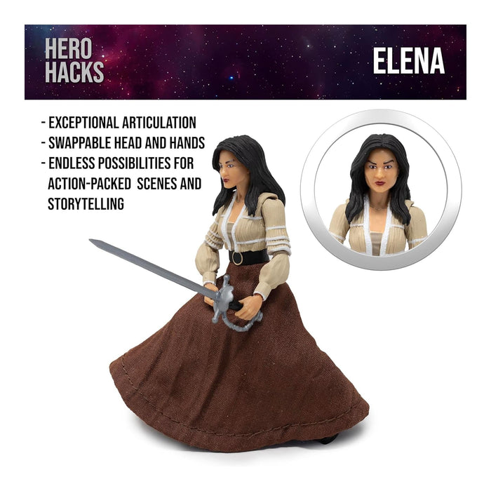 The Mask of Zorro Hero H.A.C.K.S. Action Figure | Elena