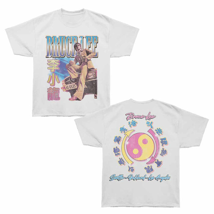 Bruce Lee - Sitting on the Car (Oversized) (Front & Back)