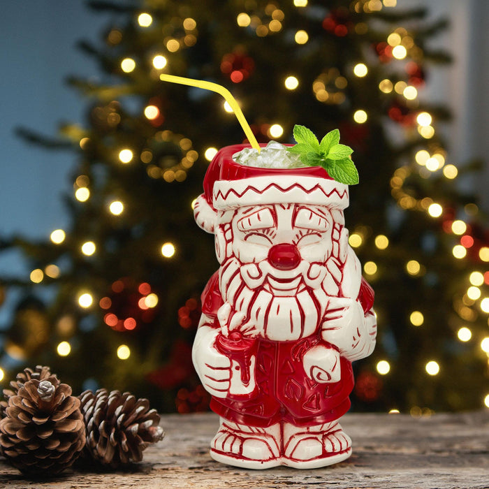 Geeki Tikis Santa Clause 30 Ounce Ceramic Mug