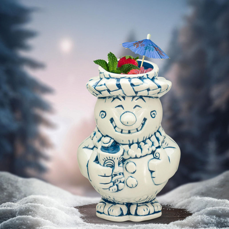 Geeki Tikis Sippin' Snowman 26 Ounce Ceramic Mug product image 2 of 4