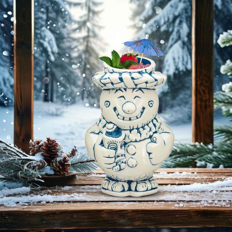 Geeki Tikis Sippin' Snowman 26 Ounce Ceramic Mug product image 3 of 4