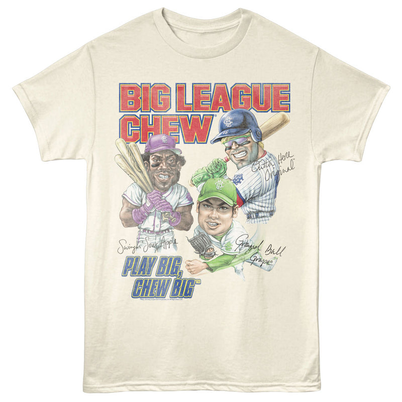 T-Shirt featuring design named Big League Chew - Player Flavors