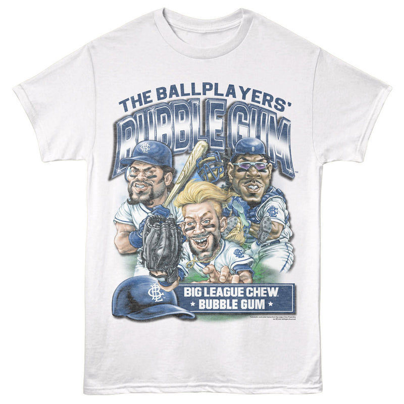 T-Shirt featuring design named Big League Chew - Blue Team