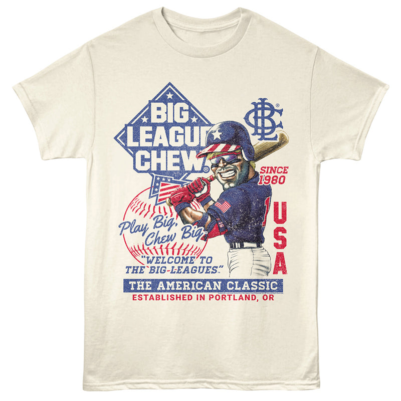 T-Shirt featuring design named Big League Chew - Americana
