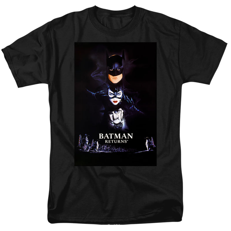 T-Shirt featuring design named Batman - Batman Returns The Bat The Cat The Penguin Poster