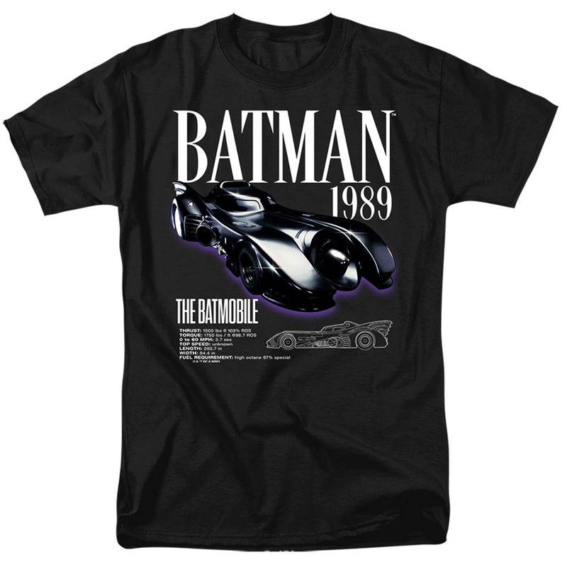 T-Shirt featuring design named Batman - Batmobile Schematics (1989 Movie)